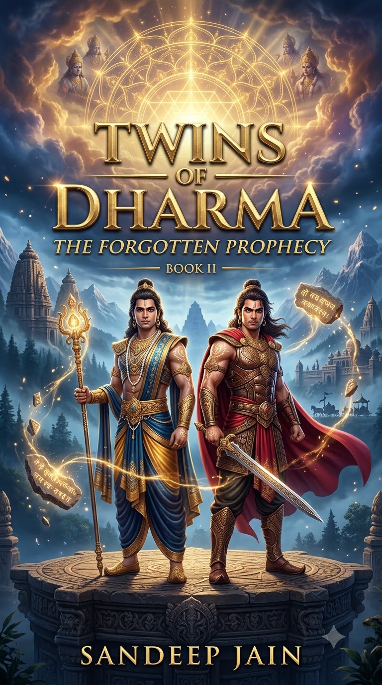Twins of Dharma: The Forgotten Prophecy book cover
